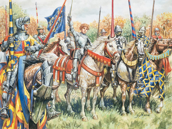 ITALERI French Warriors (100 Years War) 6026 1:72 Figures Model Kit