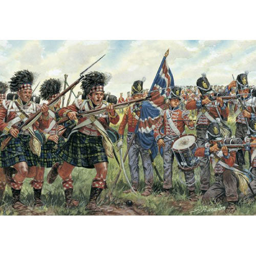 ITALERI Nap.War British & Scots Infantry 6058 1:72 Figures Kit