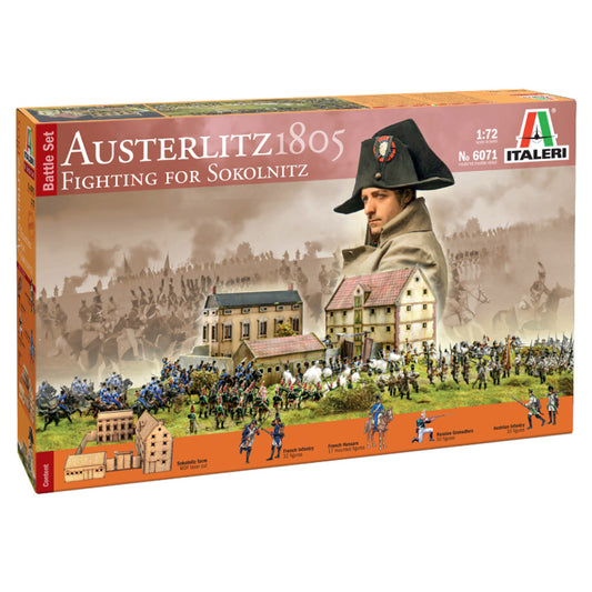 Italeri 6071 Austerlitz 1805 Fighting for Sokolnitz Battle Set 1:72 Model Kit