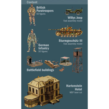 Italeri 6107 Hartenstein Hotel Operation Market Battle Set 1:72 Model Kit