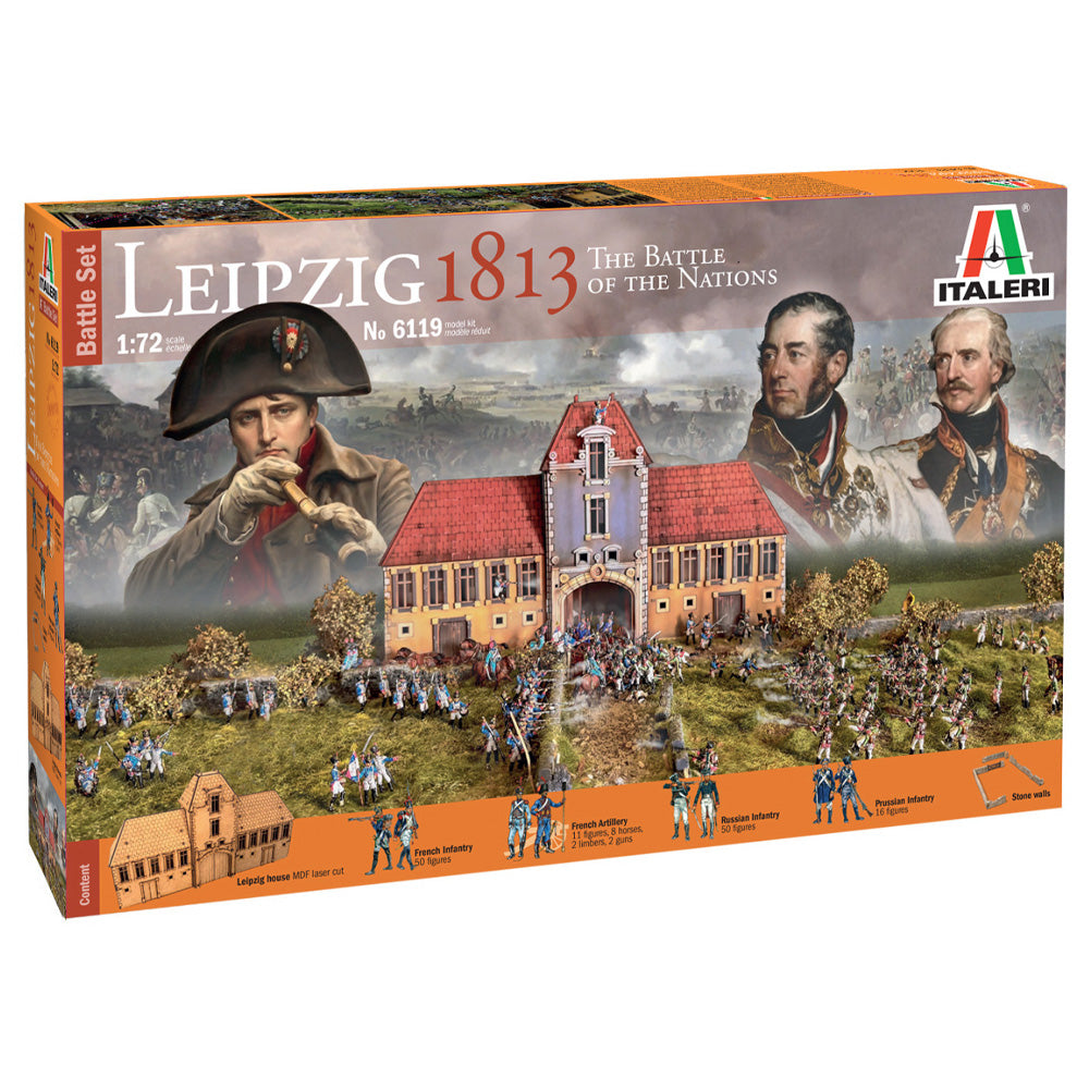 Italeri 6119 Leipzig 1813 Battle of the Nations Set 1:72 Model Kit