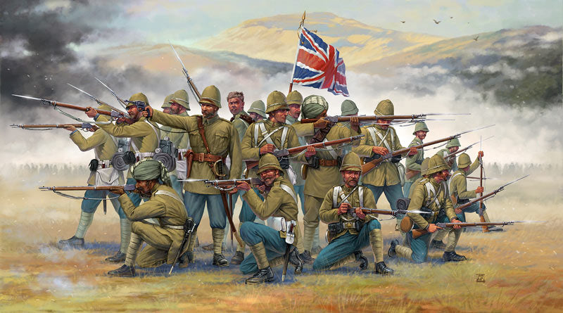 ITALERI British Infantry & Sepoys (Colonial War) 6187 1:72 Figures Model Kit