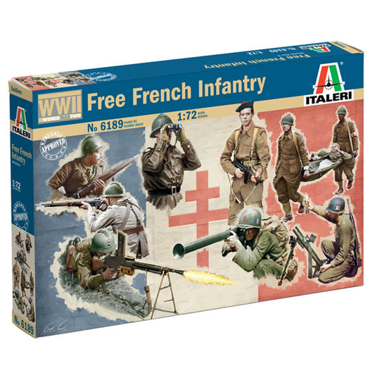 Italeri 6189 French Infantry (WWII) 1:72 Plastic Model Kit