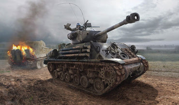 ITALERI M4A3E8 Sherman Tank Fury 6529 1:35  Military Model Kit