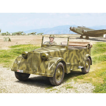 Italeri 6550  Fiat 508 CM Coloniale with Crew 1:35 Plastic Car/Figures Model Kit