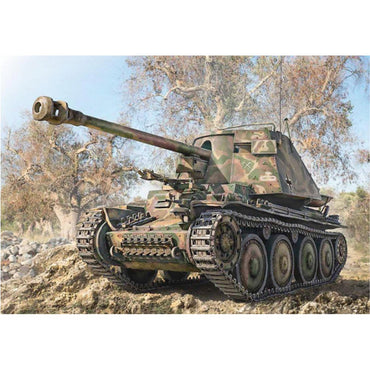 Italeri Sd.Kfz.138 Ausf H Marder III Tank w/Crew 1:35 6566 Plastic Model Kit
