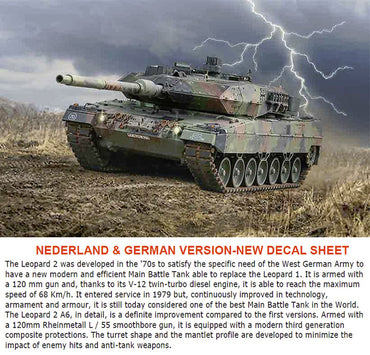 ITALERI Leopard 2A6 6567 1:35 Tank Model Kit