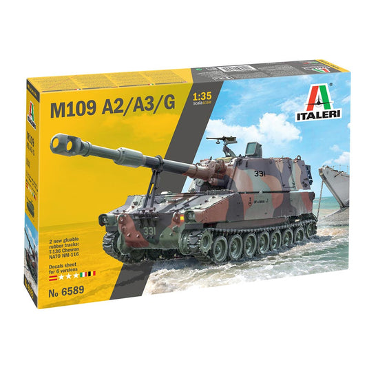 Italeri 6589 M109/A2-A3-G  1:35 Plastic Tank Model Kit