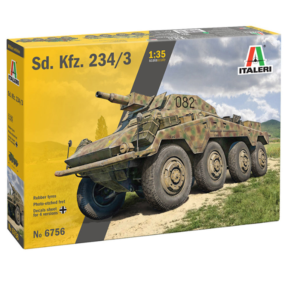 Italeri 6756 Sd.Kfz 234/3 1:35 Model Kit
