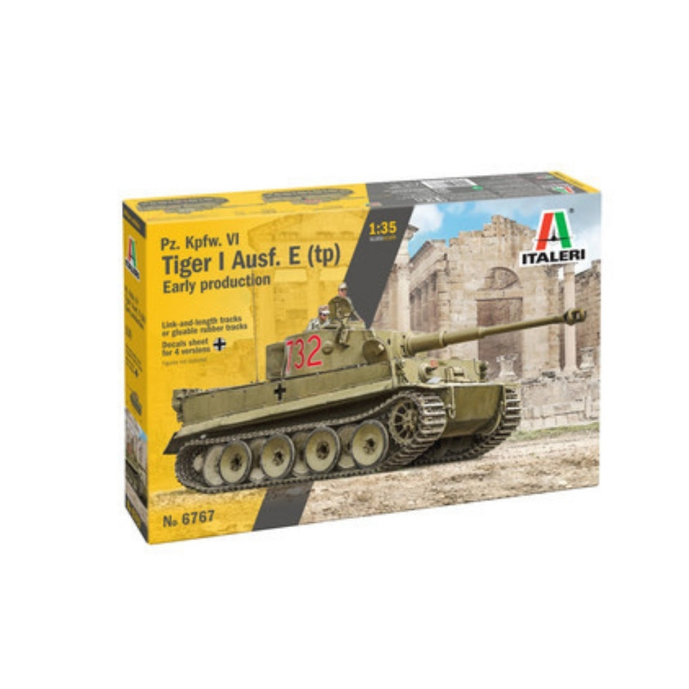 Italeri 6767 Pz. Kpfw. VI Tiger I Ausf. E (tp) Early Production 1:35 Model Kit