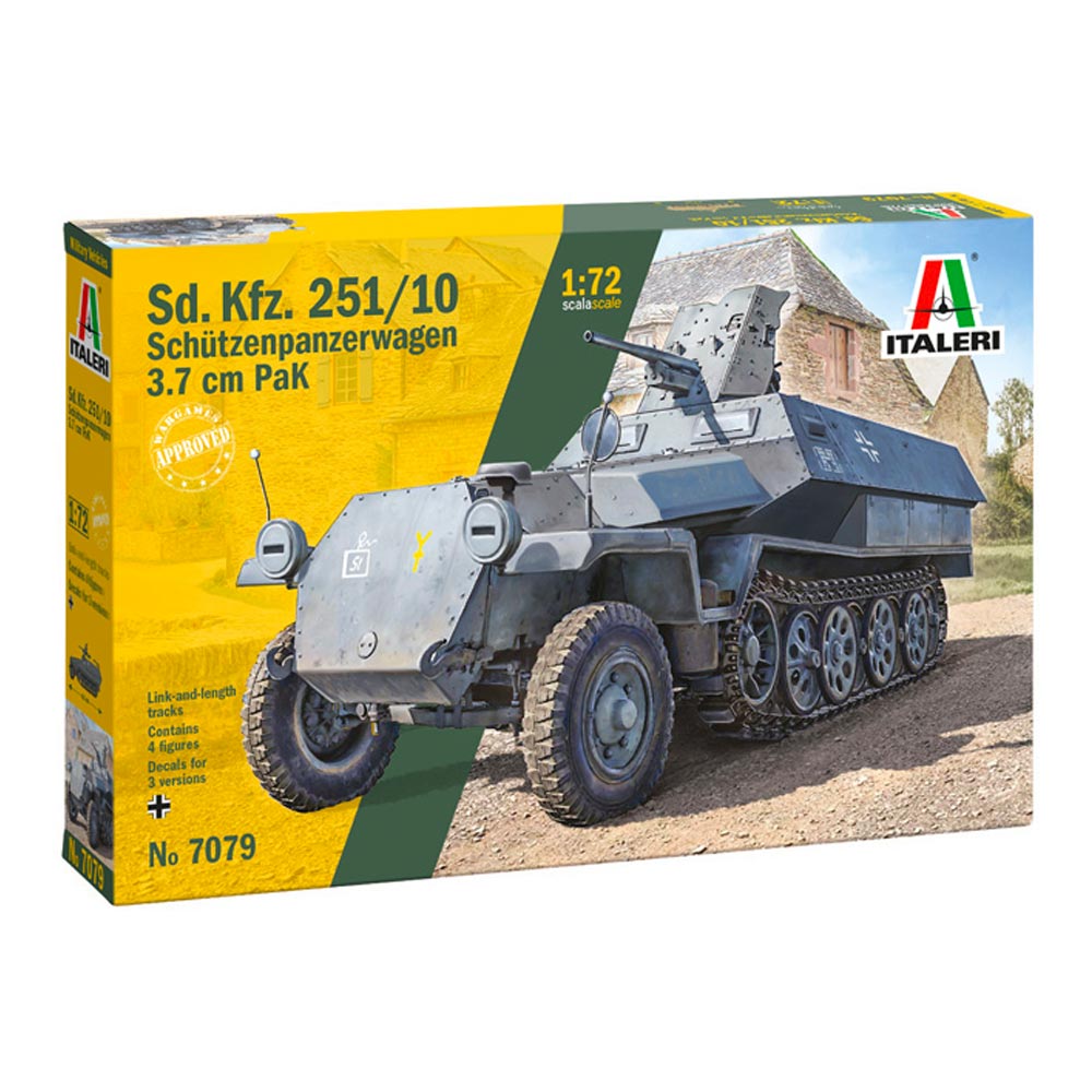 Italeri Sd.Kfz 251/10 1:72 Model Kit 7079