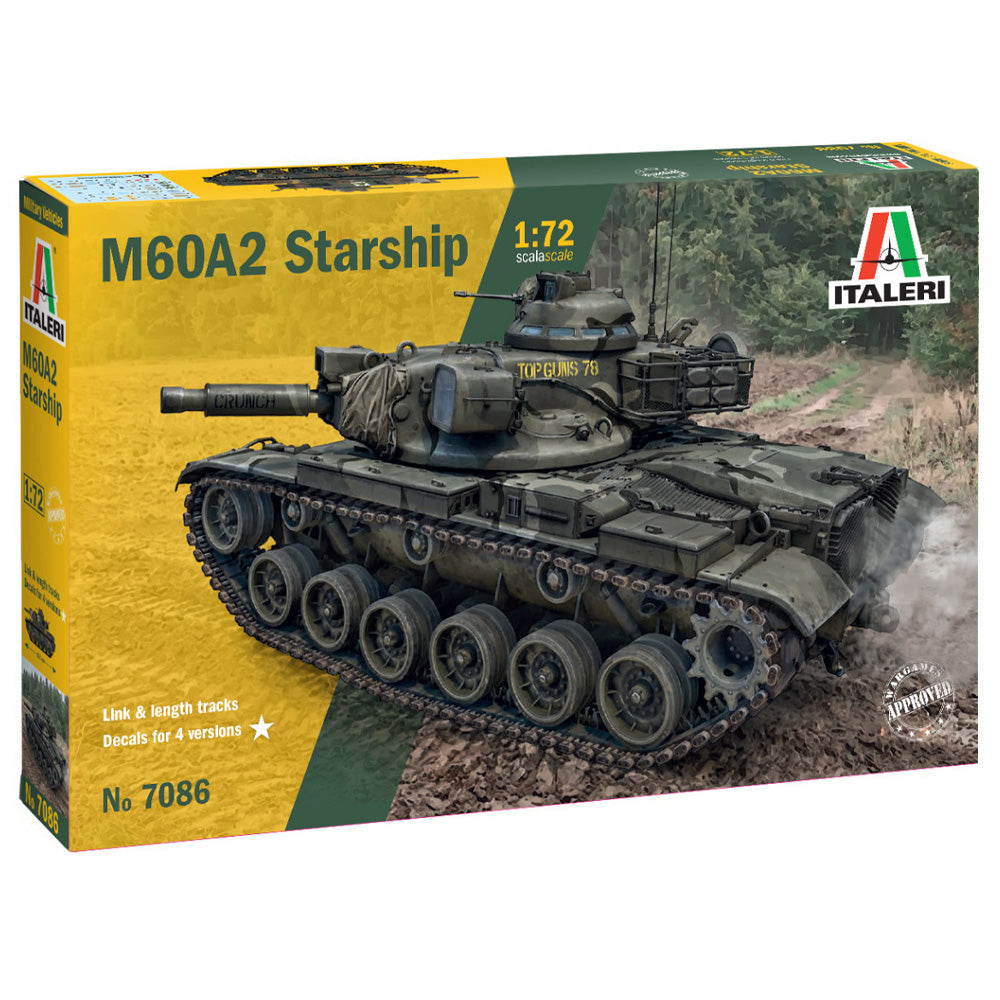 Italeri 7086 M60A2 Main Battle Tank 1:72 Model Kit