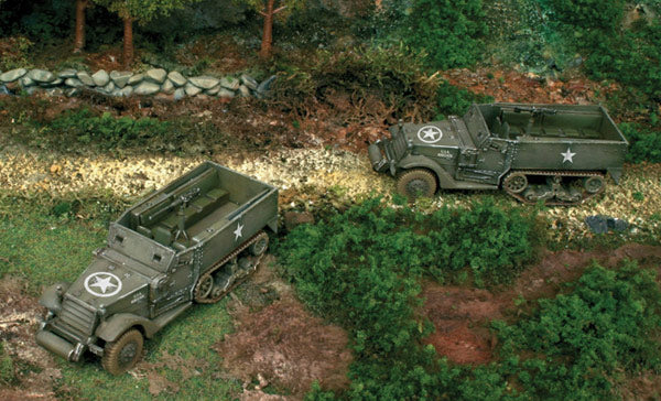 ITALERI M3 Half Truck 7509 1:72 Military Fast Assembly Model Kit