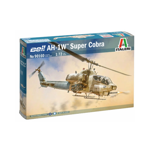 Italeri 90160 Bell AH-1W SuperCobra Attack Helicopter 1:72 Model Kit