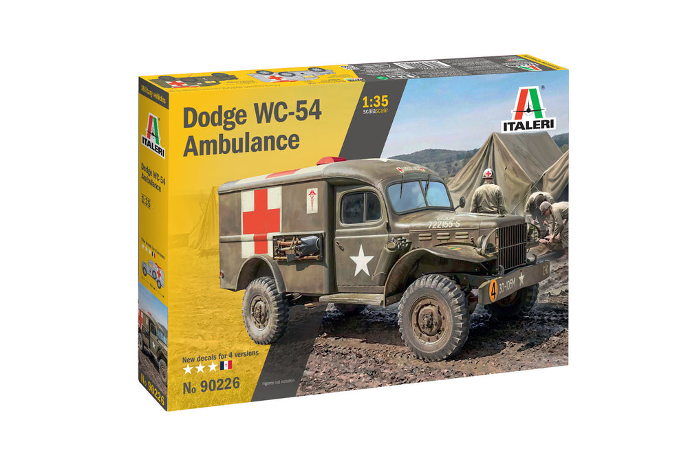 Italeri 90226 Dodge WC54 Ambulance 1:35 Model Kit