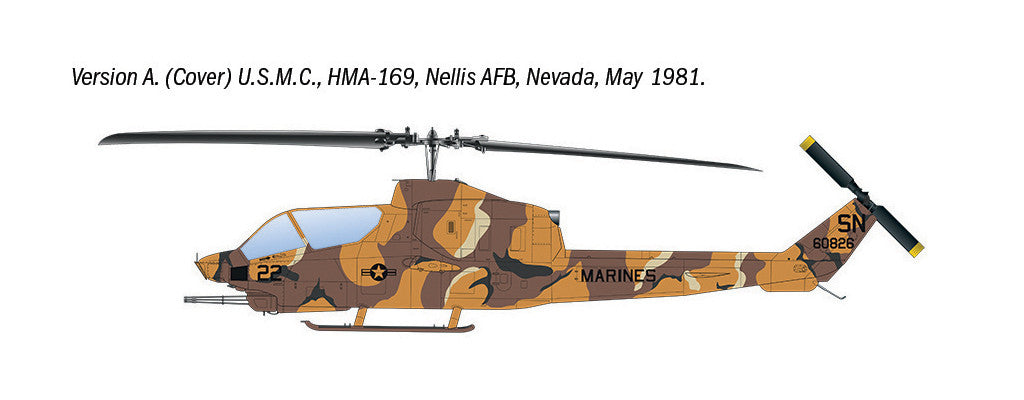Italeri 90835 AH-1T SeaCobra 1:48 Model Kit