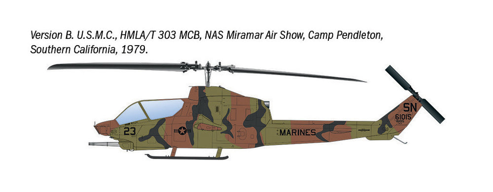Italeri 90835 AH-1T SeaCobra 1:48 Model Kit