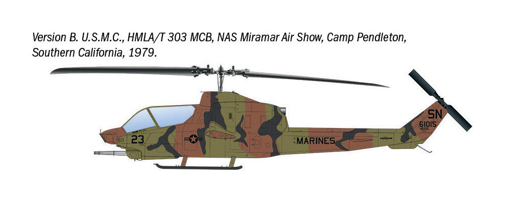 Italeri 90835 AH-1T SeaCobra 1:48 Model Kit