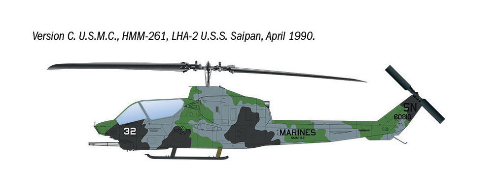 Italeri 90835 AH-1T SeaCobra 1:48 Model Kit