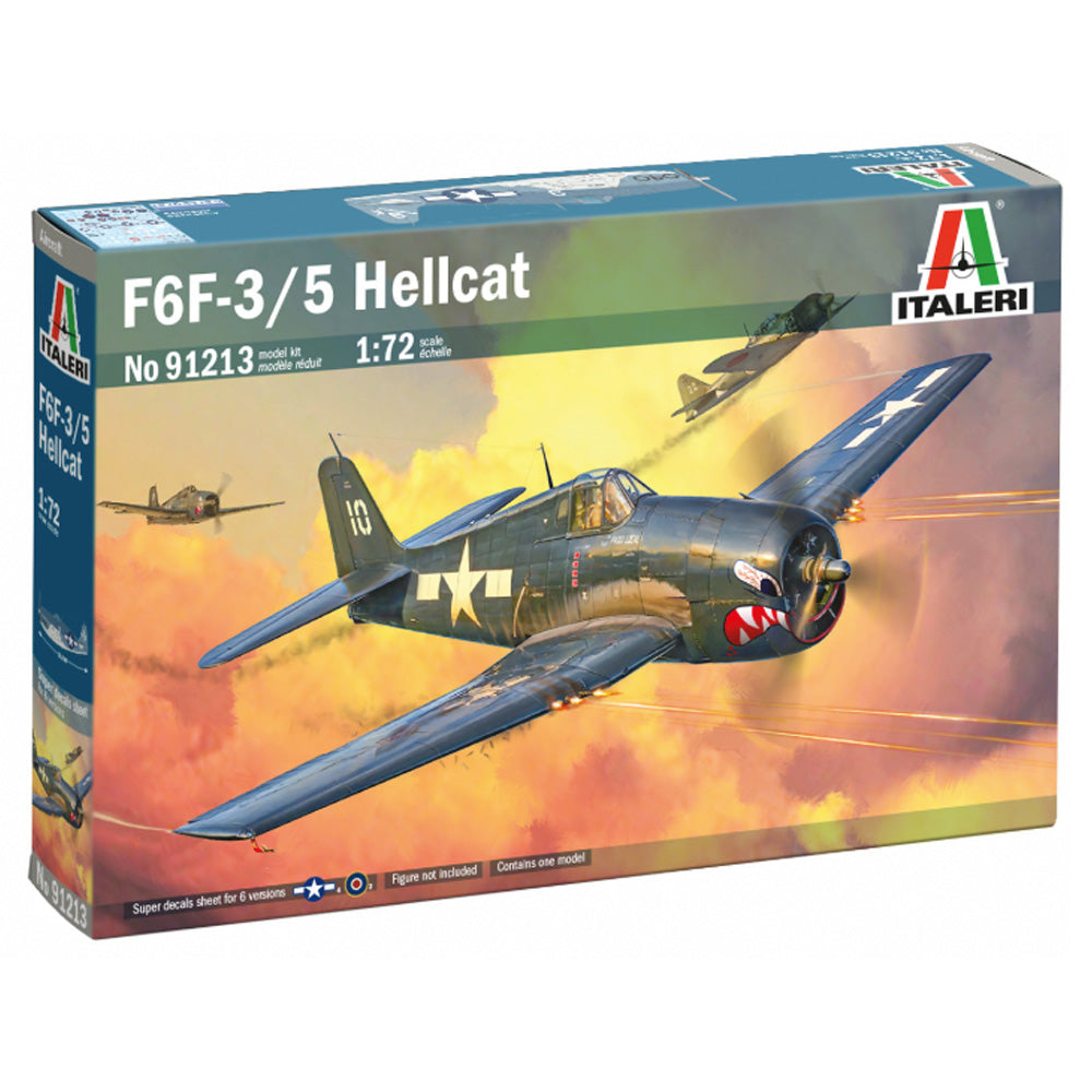 Italeri 91213 Grumman Hellcat F6F-3/5 1:72 Model Kit
