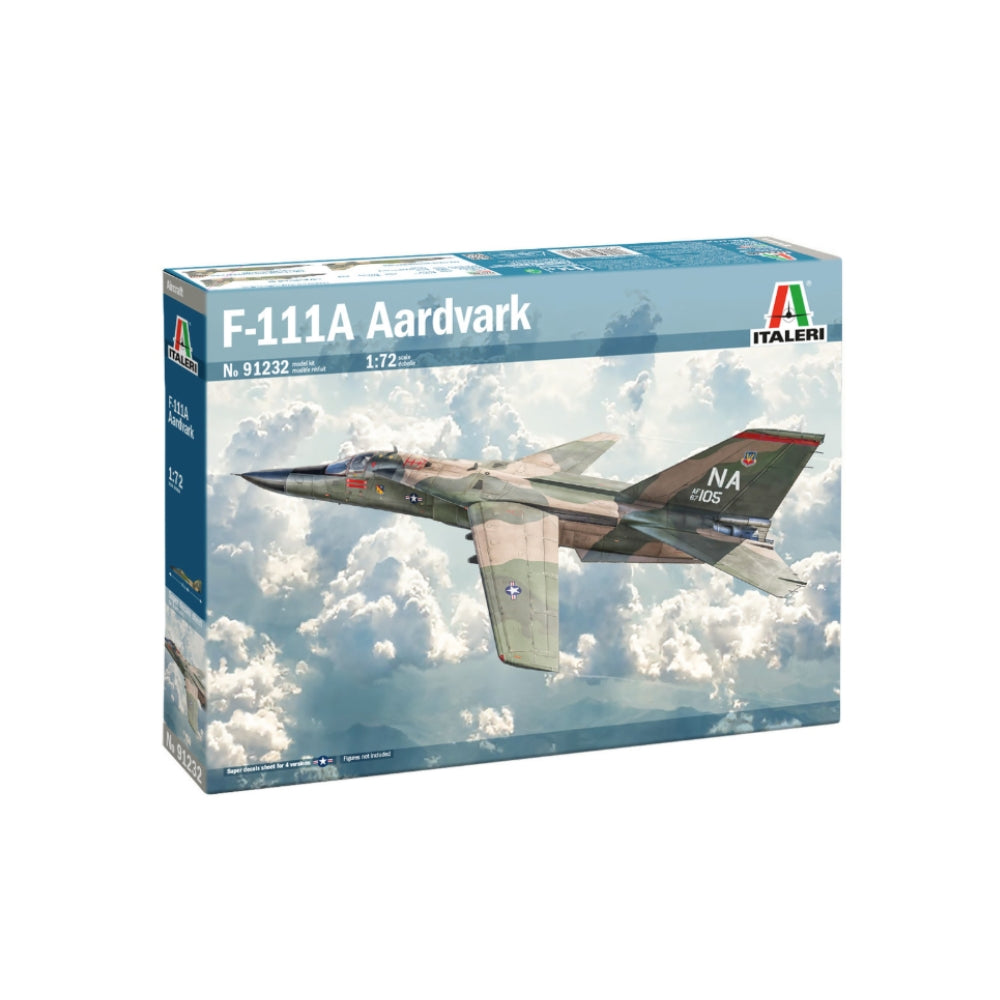 Italeri 91232 General Dynamics F-111A Aardvark 1:72 Model Kit
