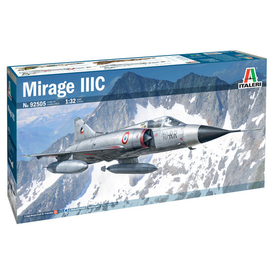 Italeri 92505 Dassault Mirage IIIC Interceptor Aircraft 1:32 Model Kit