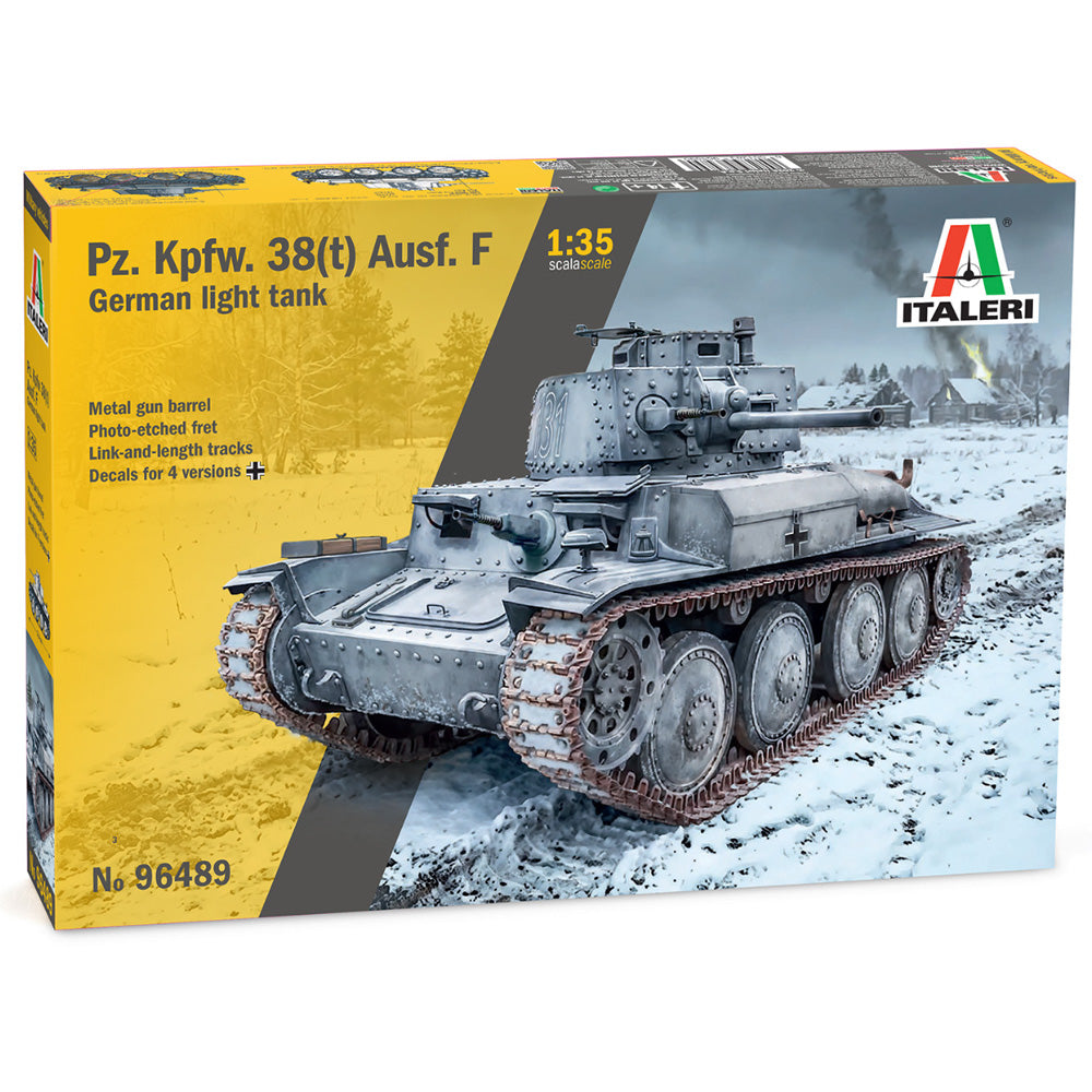 Italeri 96489 Pz.Kpfw. 38(t) Ausf. F 'Ghost Division' 1:35 Model Kit