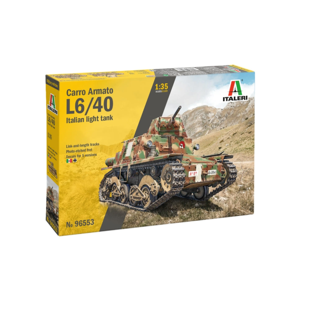 Italeri 96553 Carro Armato L6/40 Light Tank 1:35 Model Kit