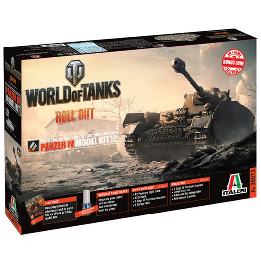 ITALERI WOT 'Panzer IV' 36513 1:35 Tank Model Kit