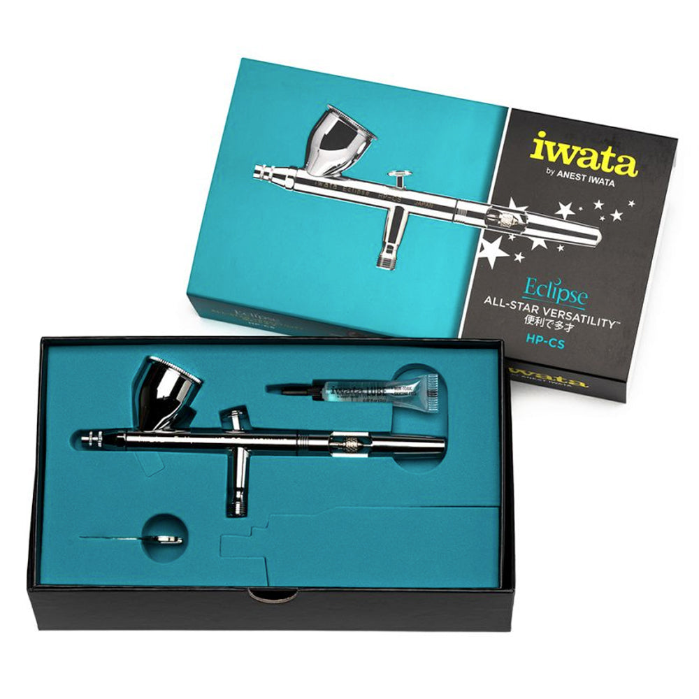 Iwata Eclipse HP-CS Airbrush Premium Compressor Bundle Kit