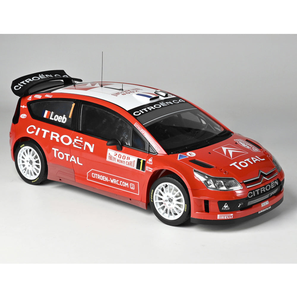 IXO Citroën C4 WRC 2008 Red 1:8 Metal Model Kit