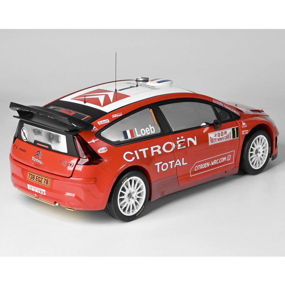 IXO Citroën C4 WRC 2008 Red 1:8 Metal Model Kit