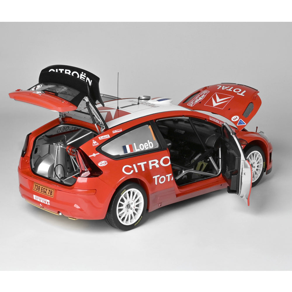 IXO Citroën C4 WRC 2008 Red 1:8 Metal Model Kit