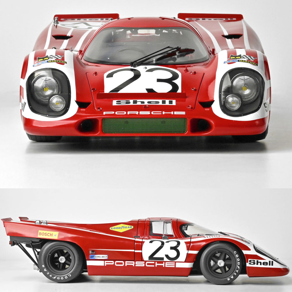 IXO Porsche 917 KH Salzburg #23 Red 1:8 Metal Model Kit