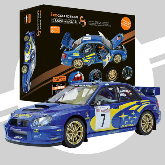 IXO Full Kit: Subaru Impreza 1:8 Metal Model Kit