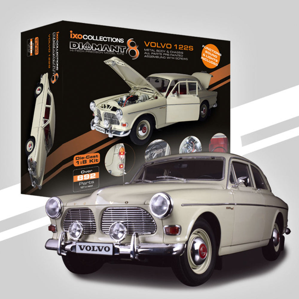 IXO Full Kit: Volvo Amazon 122S 1:8 Metal Model Kit