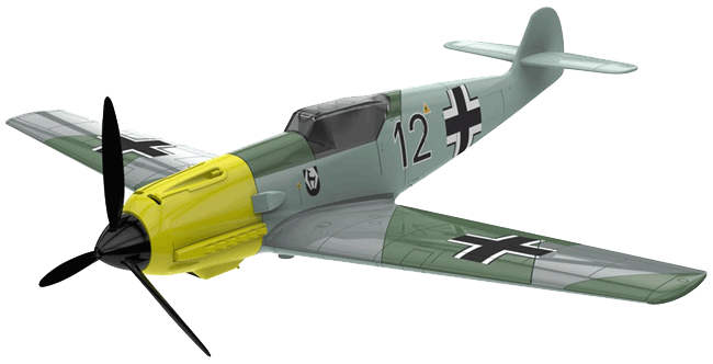 AIRFIX QuickBuild Messerschmitt Bf109e J6001 Aircraft Model Kit