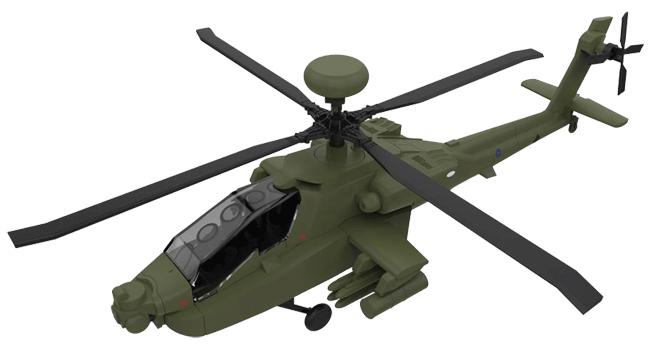 AIRFIX QuickBuild Apache Helicopter J6004 Aircraft Model Kit