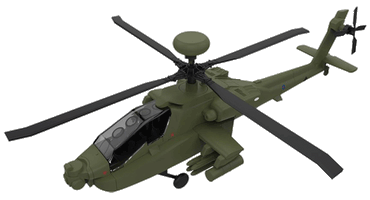 AIRFIX QuickBuild Apache Helicopter J6004 Aircraft Model Kit