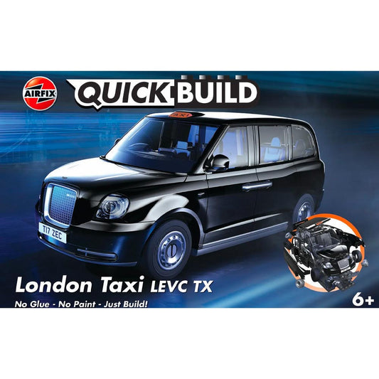 Airfix J6051 QUICKBUILD London Taxi LEVC TX Black Cab Model Kit