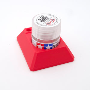 Jadlam 3D Printed 10ml Tamiya Paint Holder (Red)