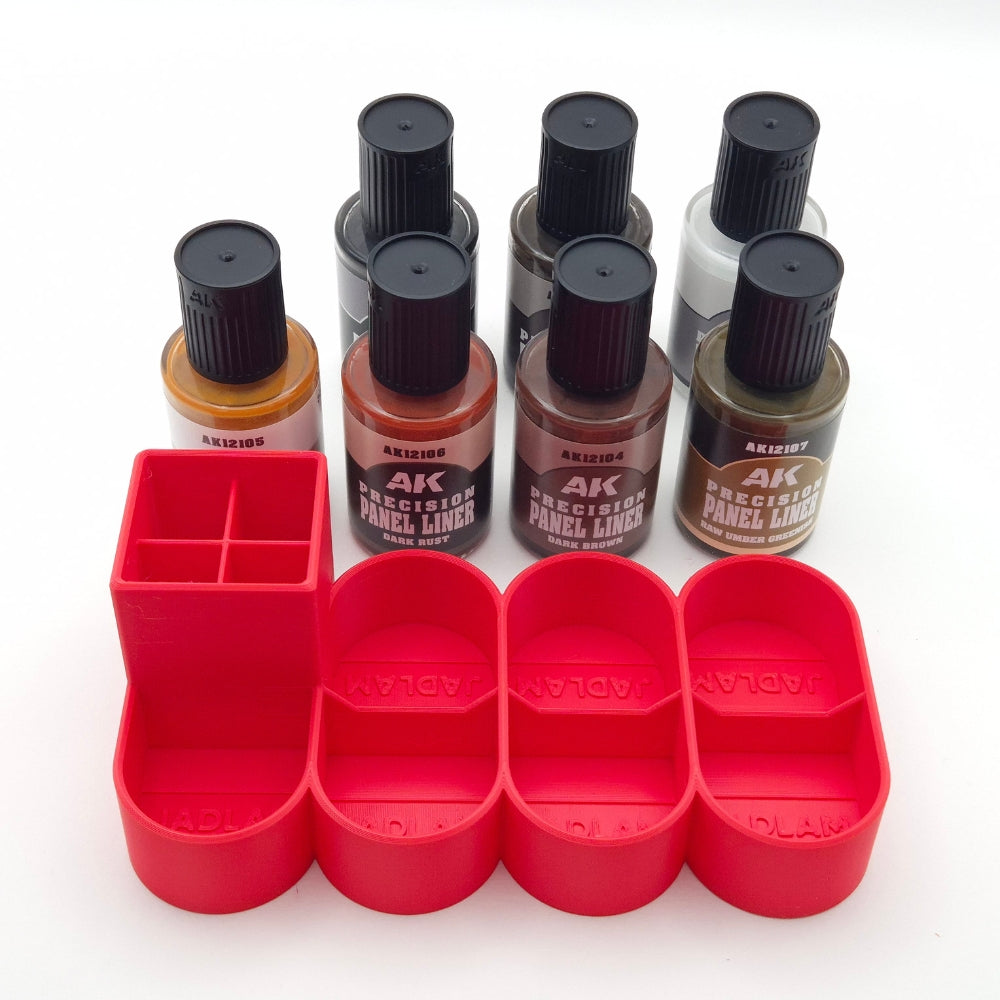 Jadlam 3D Panel Liner Wash Storage Rack & Cotton Bud Holder for Ak Panel Liners