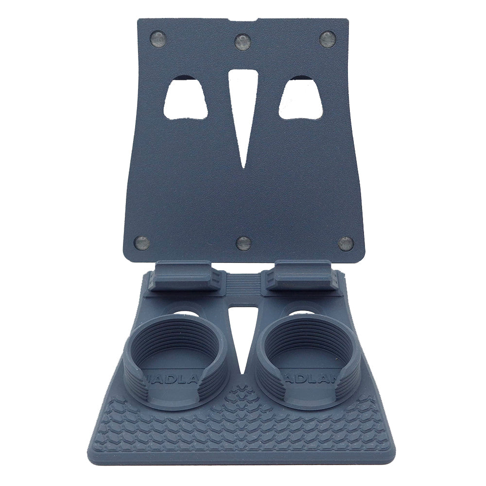 Jadlam 3D Printed Citadel Paint Double Holder (Grey)