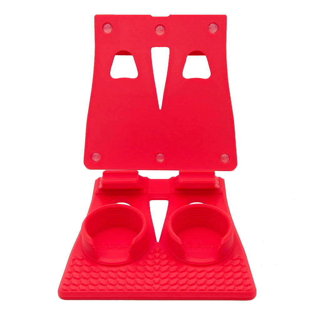 Jadlam 3D Printed Citadel Paint Double Holder (Red)