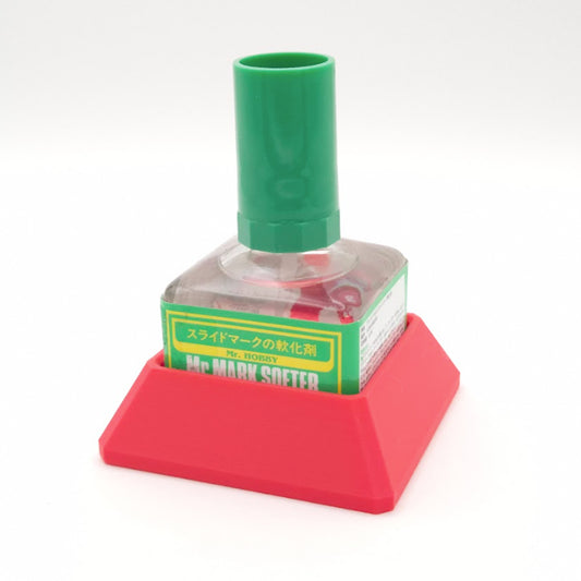 Jadlam 3D Mr Hobby Mr Cement Glue & Mark Setter/Softer Single Holder (Red)
