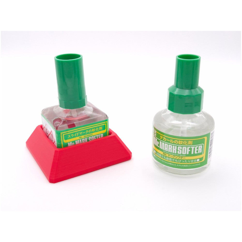 Jadlam 3D Mr Hobby Mr Cement Glue & Mark Setter/Softer Single Holder (Red)