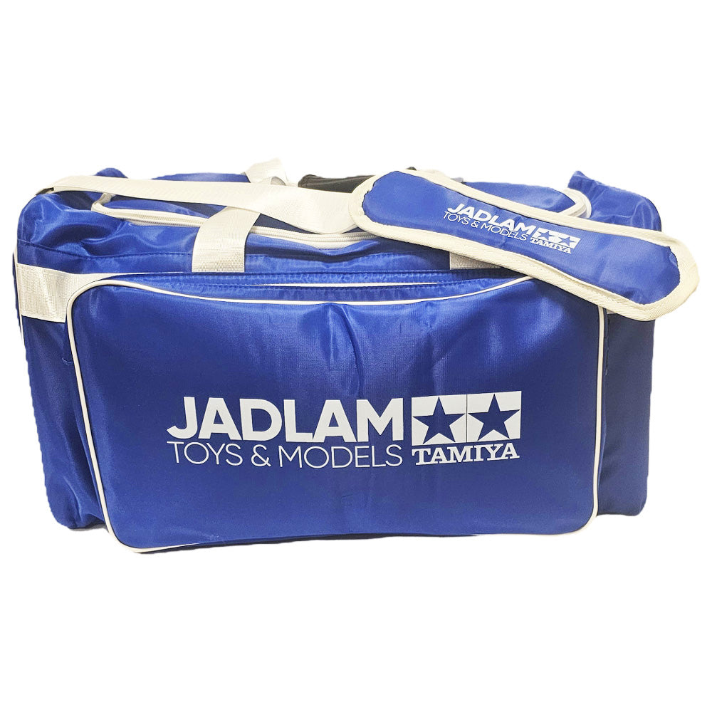 Jadlam TAMIYA RC Car Carry Bag, Pit Mat and Towel (Blue)
