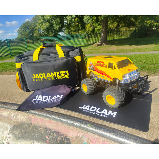 Jadlam TAMIYA RC Car Carry Bag, Pit Mat and Towel (Blk/Yel) – Jadlam ...