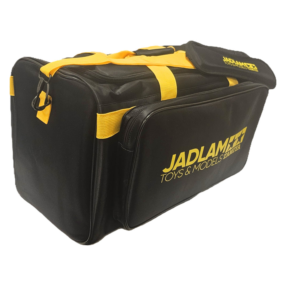 Jadlam TAMIYA RC Car Carry Bag, Pit Mat and Towel (Blk/Yel)