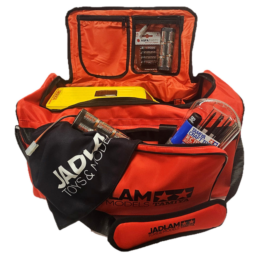 Jadlam TAMIYA RC Car Carry Bag Holdall 1/10 - Red